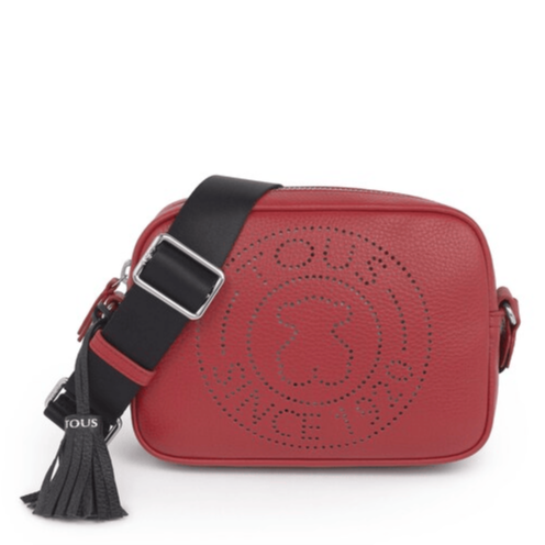 Small Leather Red Leissa Crossbody Bag